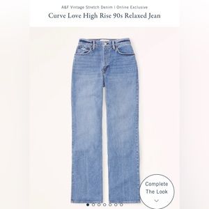 Abercrombie & Fitch Blue Straight Leg Jeans